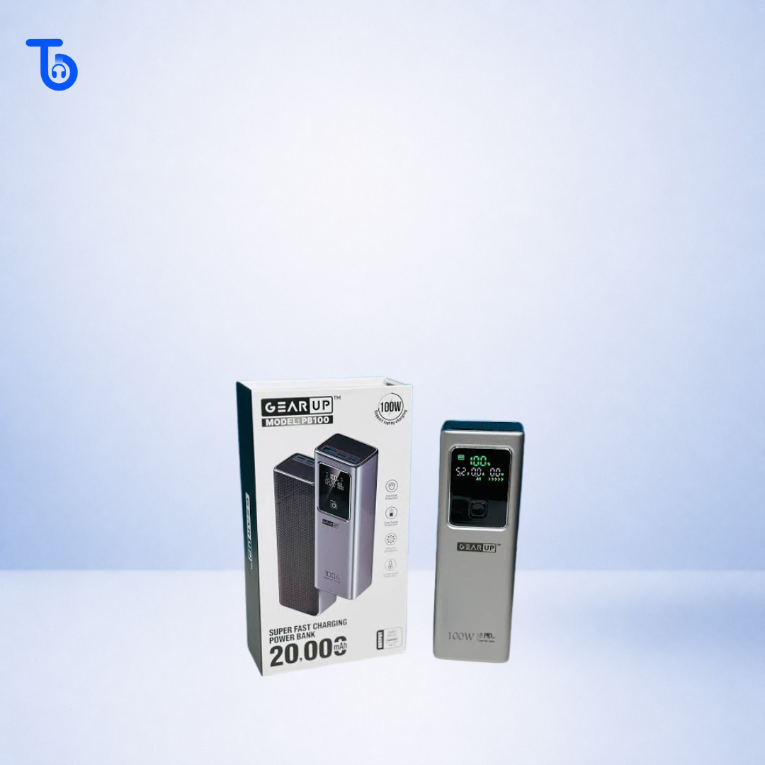 GearUP PB100 20,000mAh 100W Power Bank