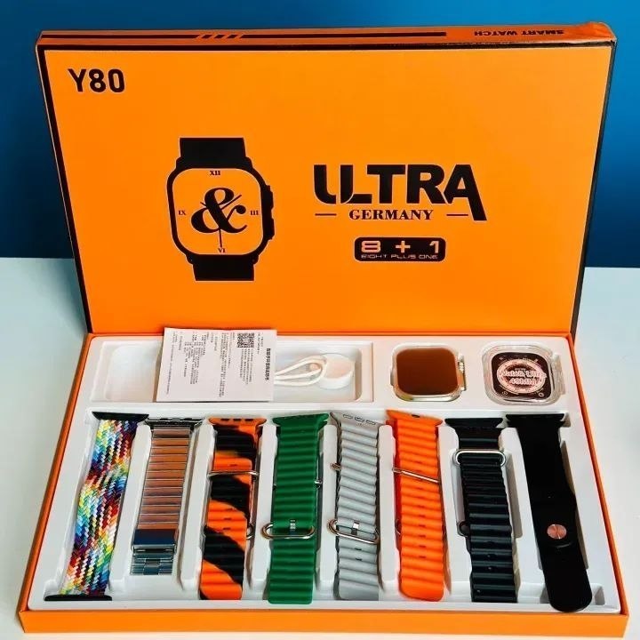 Y80 Ultra Smartwatch (8 Strap Edition)