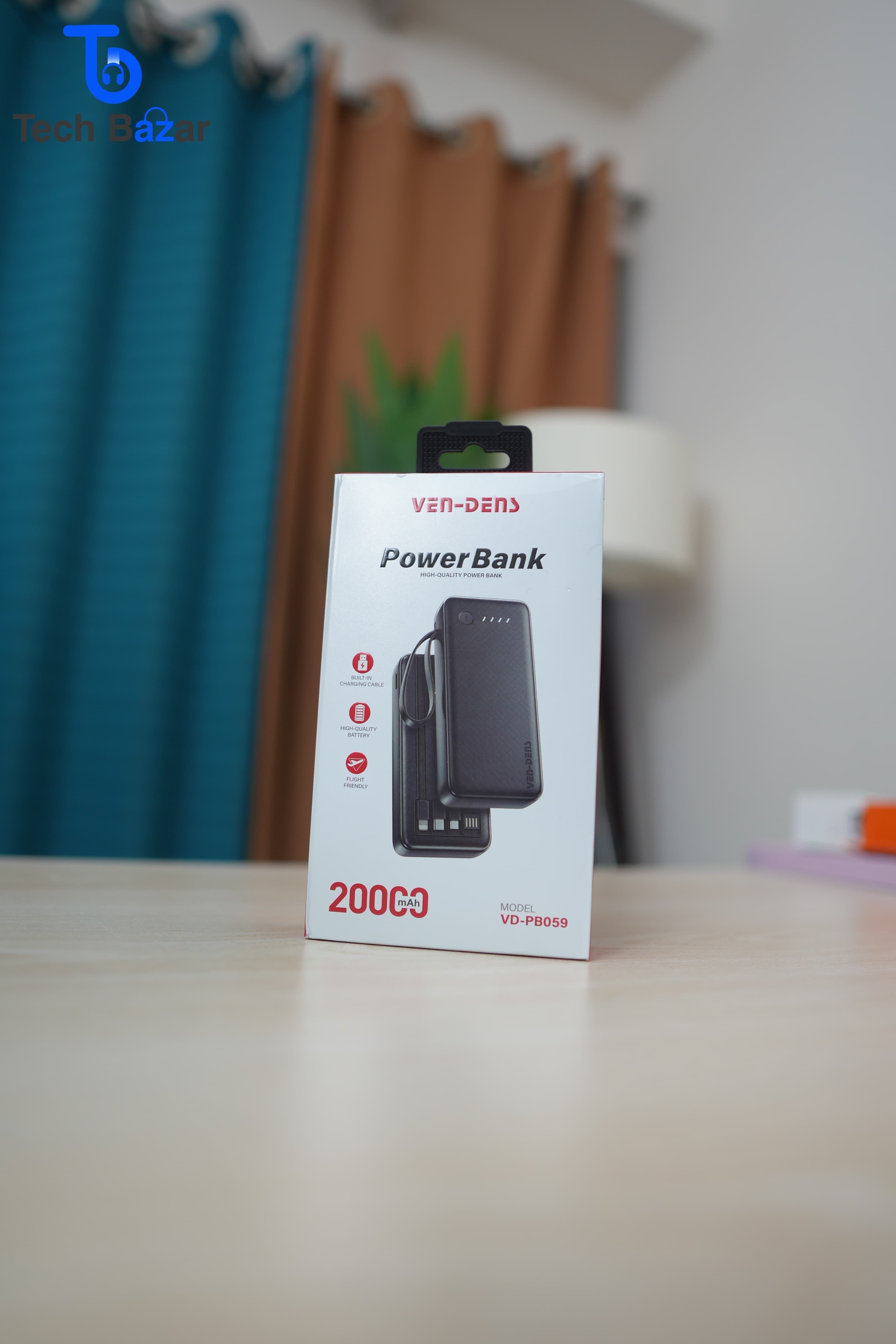 VEN-DENS VD-PB059 20000mAh Power Bank 